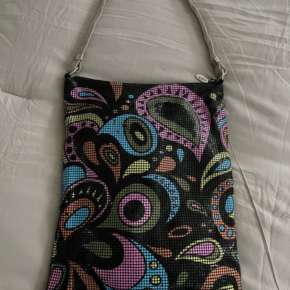 Whiting and Davis metal mesh shoulder bag